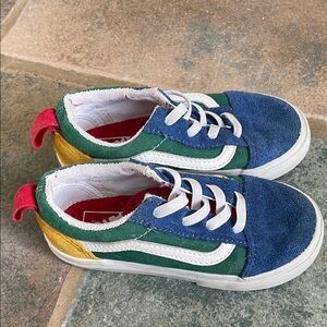 🔥Vans Kids Yacht Club Old Skool Shoes Multicolor - SZ 9